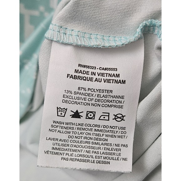 Nike Golf Polo Men's Size Medium Green Digital Camo Dri-Fit Short Sleeve Logo - Picture 5 of 7